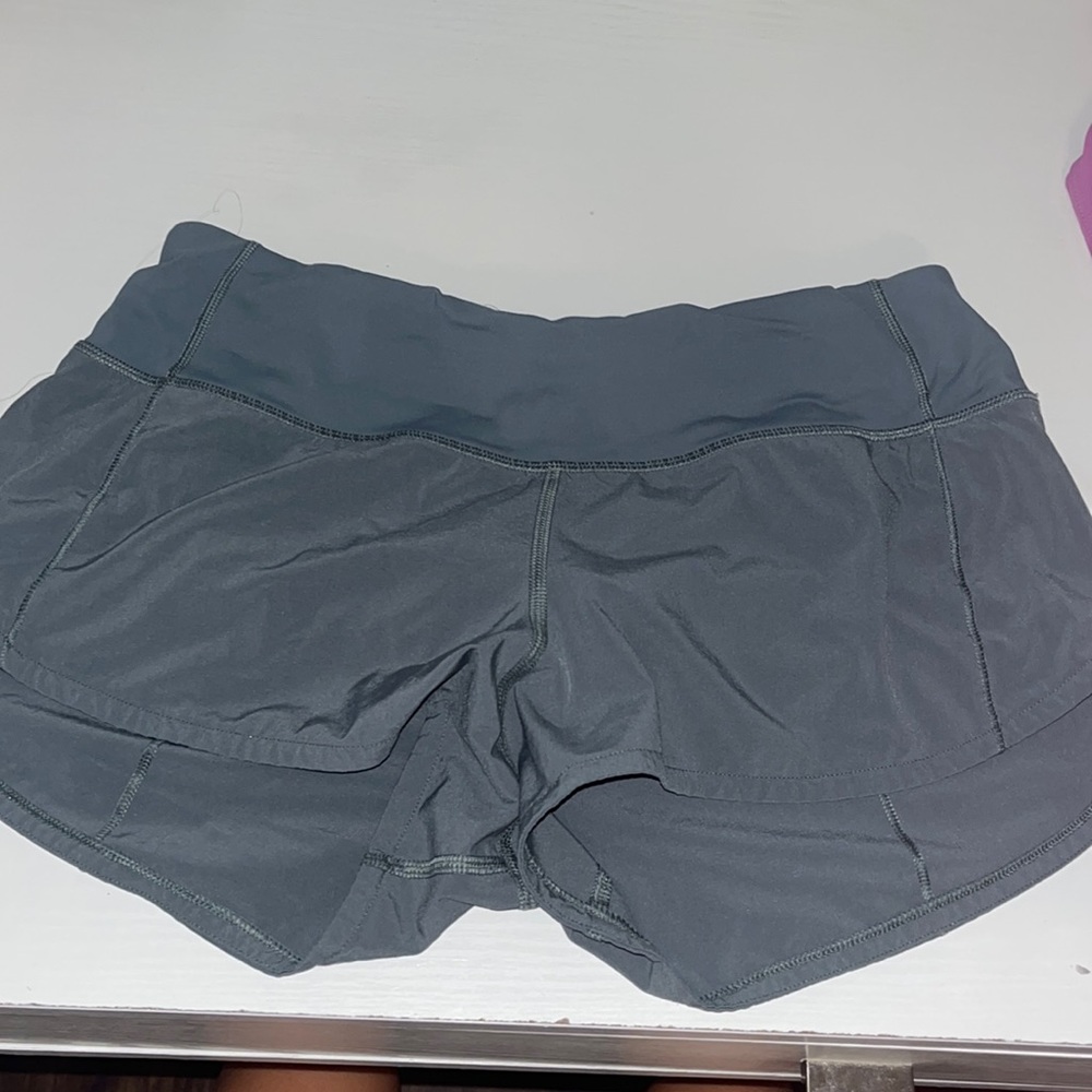 Perfect condition army green Lulu shorts